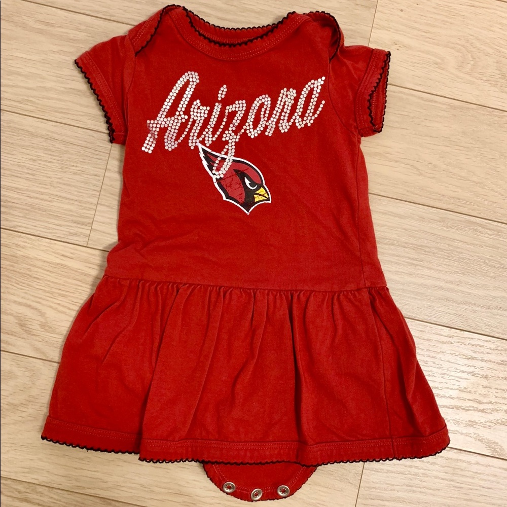 3 pieces-NFL Arizona Cardinals baby girl clothing